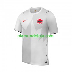 Camisola Canadá Homem Equipamento Segundo Copa do Mundo 2026 Manga Curta